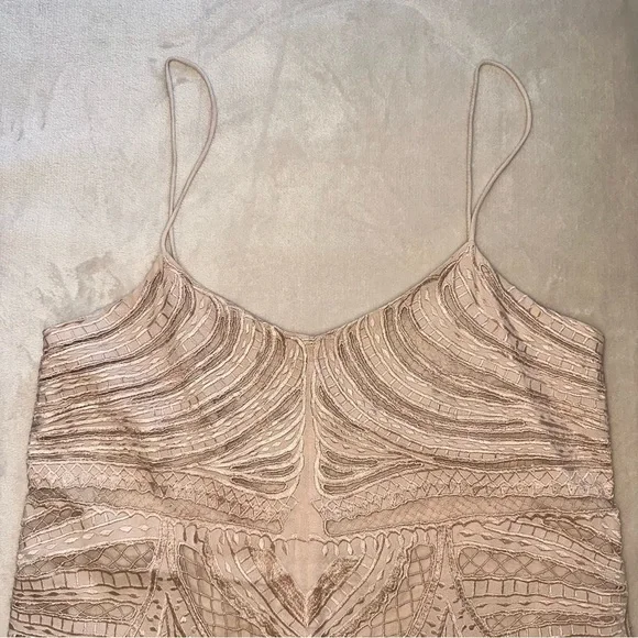 Uma and Leopold Lace Slip Mini Dress Blush Pink NWOT Mini